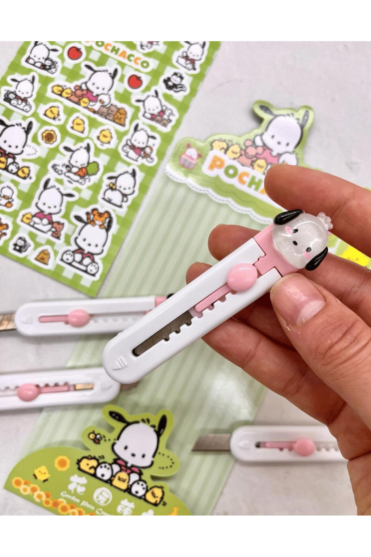 Sanrio Pochacco Character Utility Knife / Art Knife / Bullet Journal / Scrapbook/Snap Knife