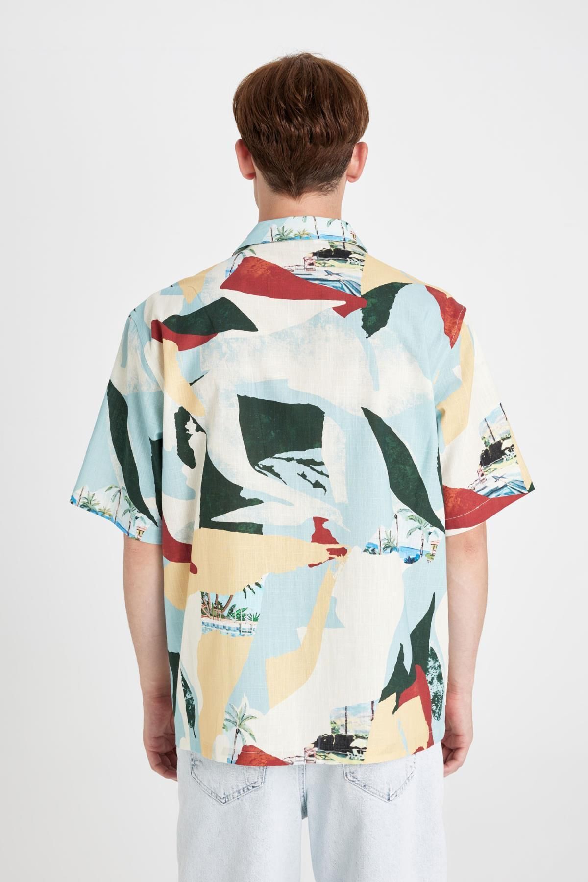 پیراهن مردانه دفاکتو | D4623AX24HS Defacto - Image 6