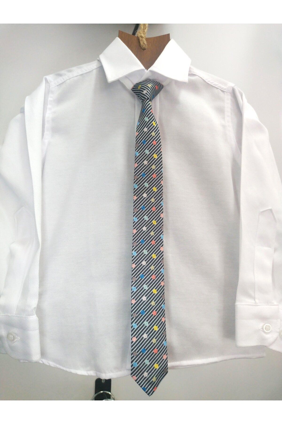 کراوات مردانه آبی سرمه ای GallanD | 02GD0001 اورجینال - تصویر 2