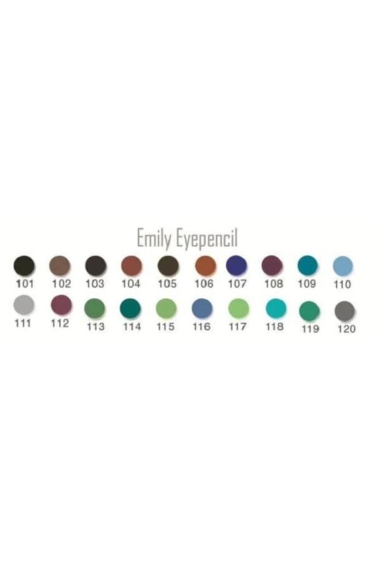 مداد چشم ضد آب مداد چشم شماره: 124 سفید EMILY