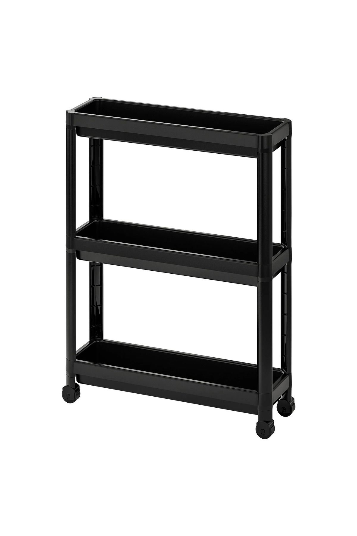 IKEA Raft Multifuncțional Cu 3 Niveluri Cu Roți - Organizator De Bucătărie Organizator Vesken Raft Unit Masă De Servire - One Size