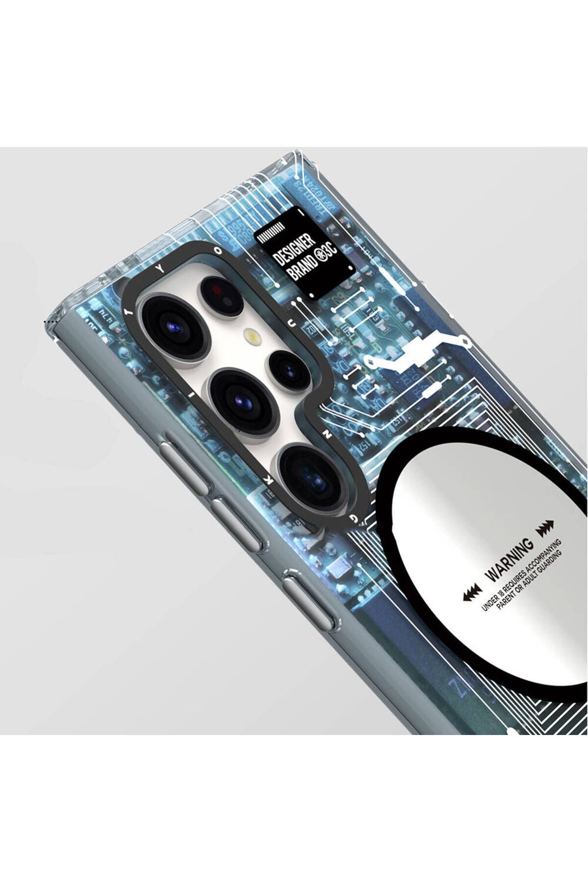 Galaxy S24 Ultra YoungKit Magsafe Uyumlu Technology Serisi Kılıf - MAVİ