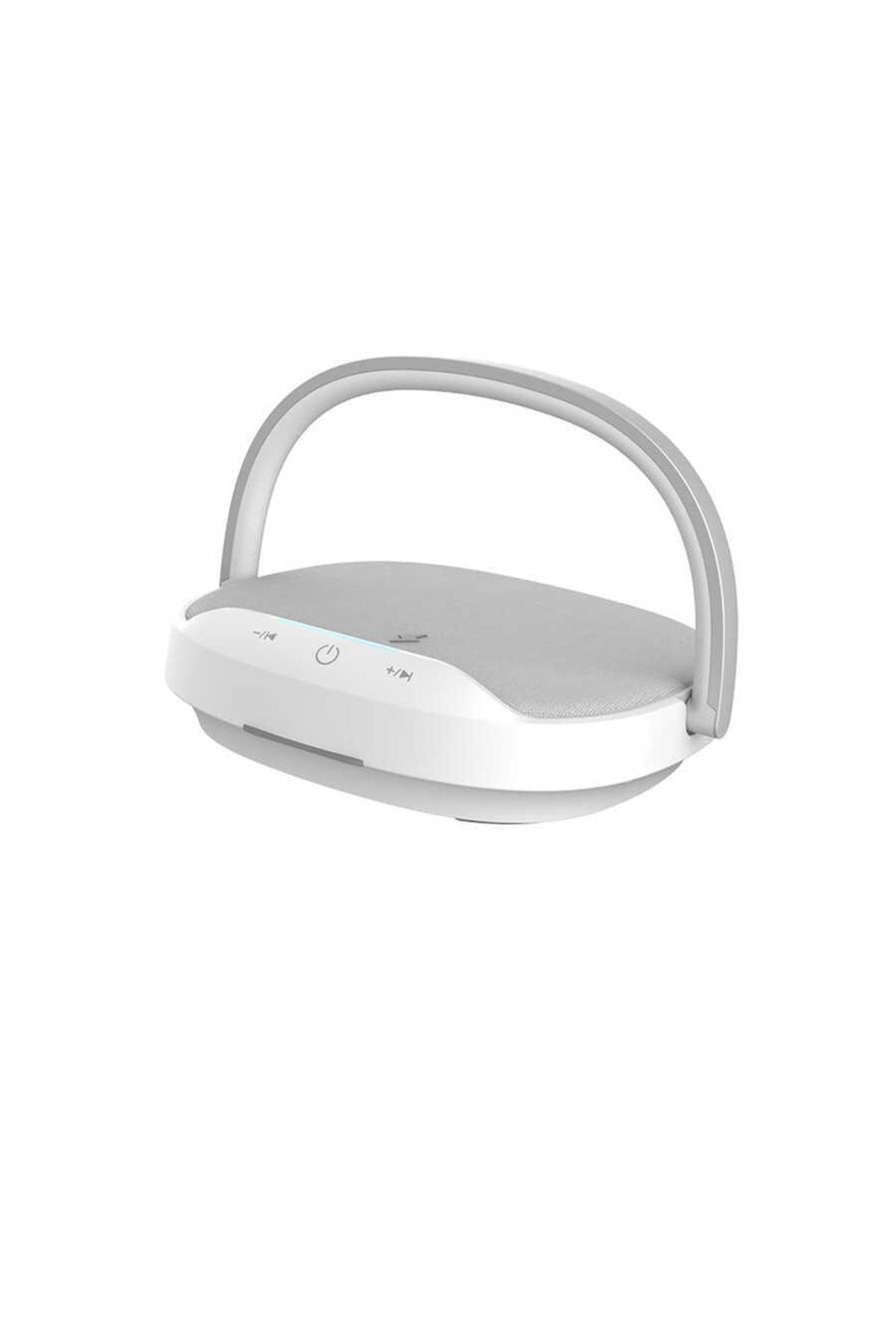 Cep-h Gece Lambalı Ve Kablosuz Şarj Standlı Bluetooth Speaker Hoparlör Y1 8