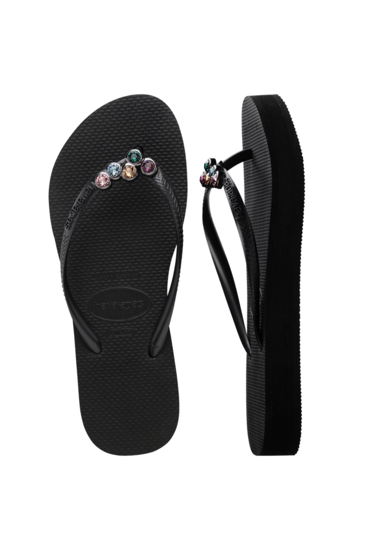 Havaianas Black Slim Flatform Luxury Women s Slippers 4148929 0090 Trendyol