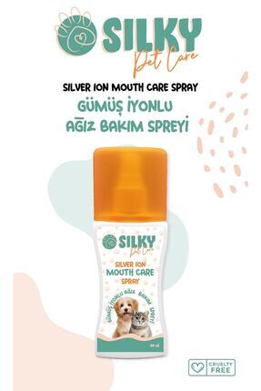 Silky Kediler Için Gümüş Iyonlu Ağız Bakım Spreyi - 100ml | Taze Nefes Ve Diş...