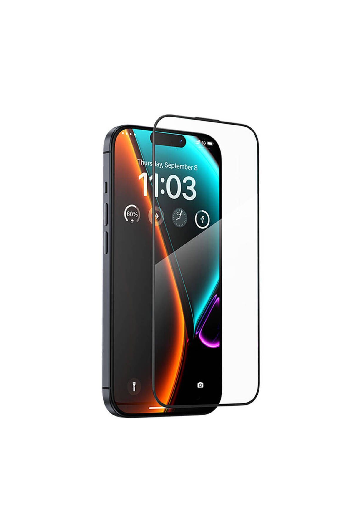 İphone 14 Pro Max Uyumlu V Pro Ultra Shield 0.3mm Ekran Koruyucu Kolay Uygulama Aparatlı 3