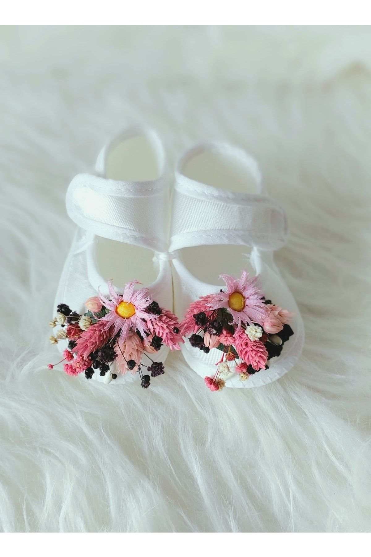 htk butik Bebek Patik, Bebek Ayakkabı, Yenidoğan Patik, Bebek Çiçekli Ayakkabı, Hastane Çıkışı, Kız Bebek fotoğrafı 3 (önizleme)