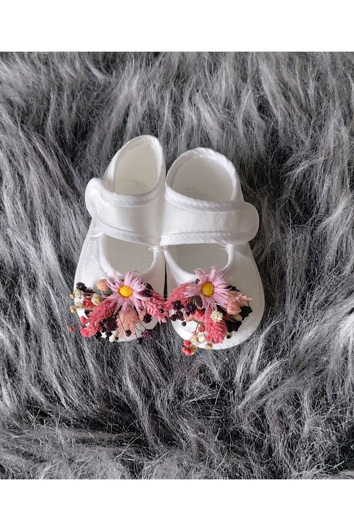 htk butik Bebek Patik, Bebek Ayakkabı, Yenidoğan Patik, Bebek Çiçekli Ayakkabı, Hastane Çıkışı, Kız Bebek fotoğrafı 5 (önizleme)