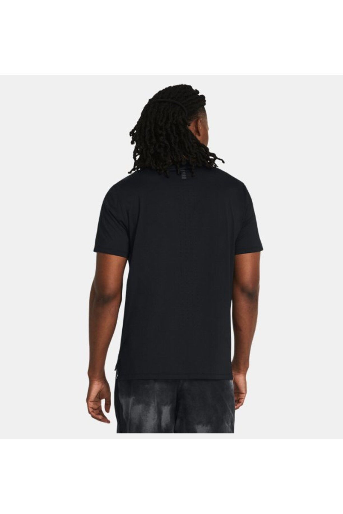 تی شرت ورزشی مشکی مردانه آستین کوتاه نخبگان UA 1382648 001 راه اندازی Under Armour