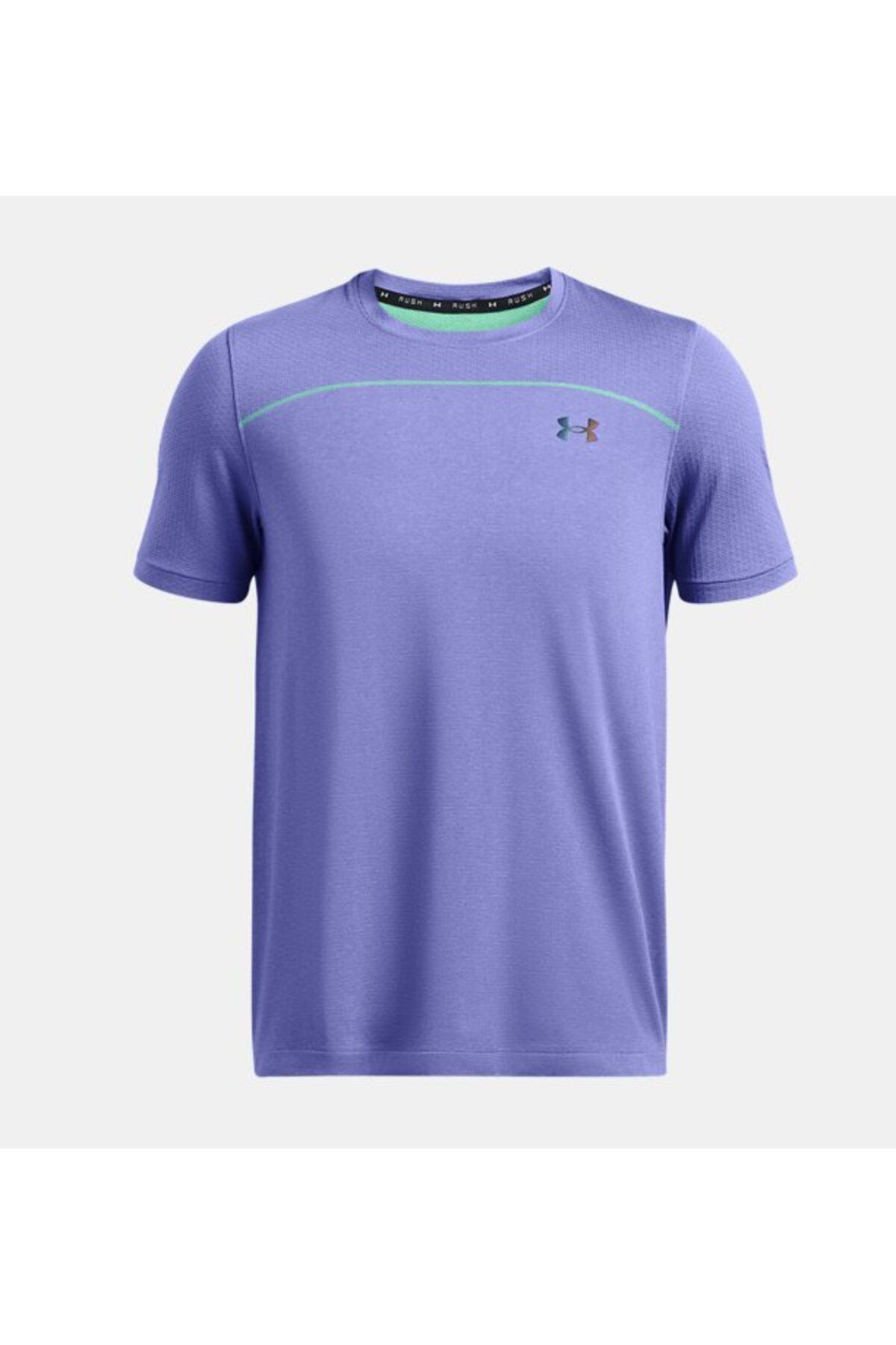 تی شرت ورزشی بنفش مردانه آستین کوتاه یکپارچه و ناپدید می شود 561 Under Armour