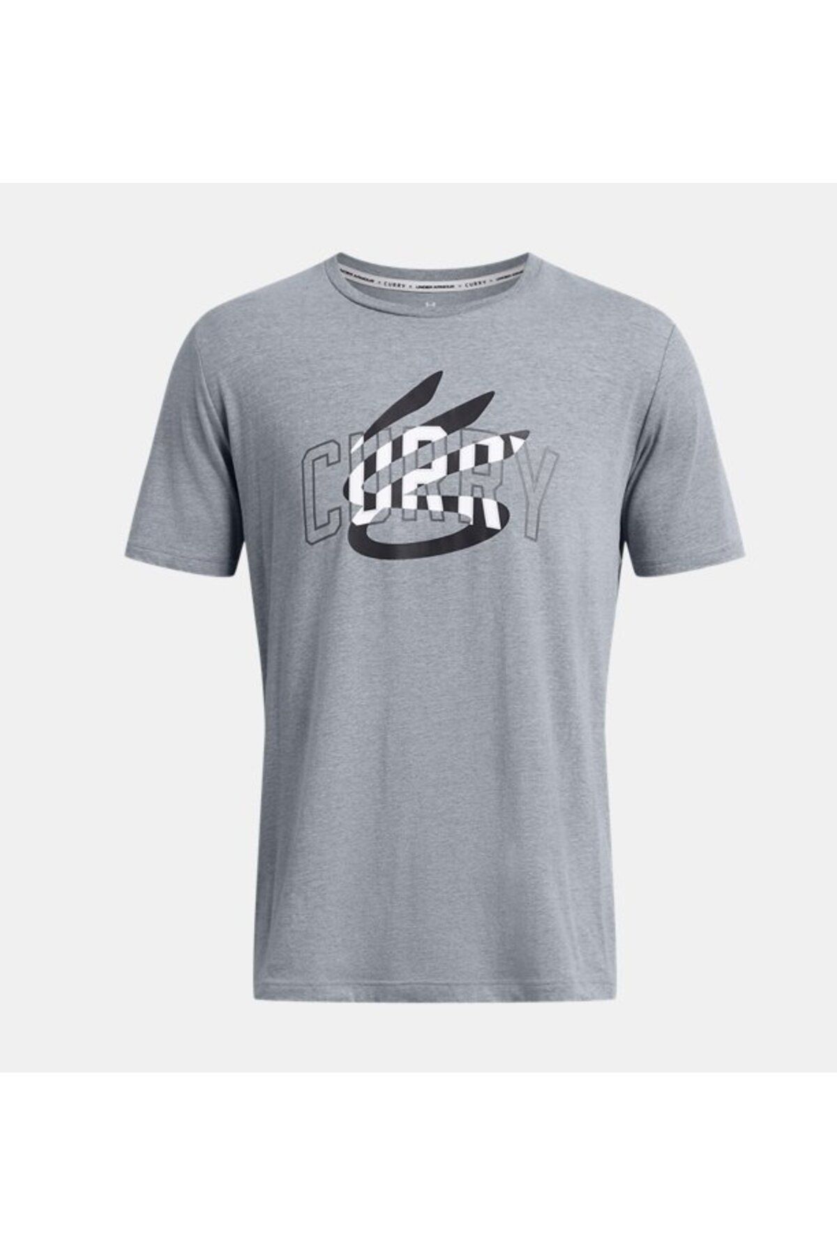 تی شرت ورزشی خاکستری مردانه 035 اورجینال Under Armour