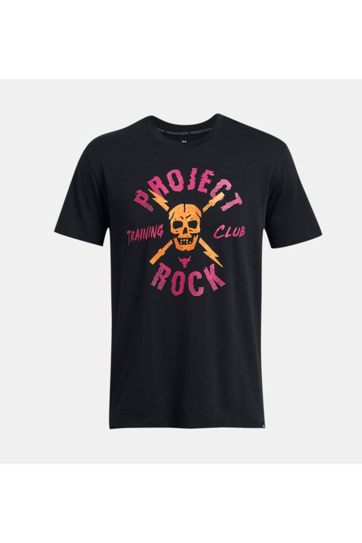 تی شرت ورزشی مشکی مردانه UA PJT RCK TC HWT SS 001 Under Armour