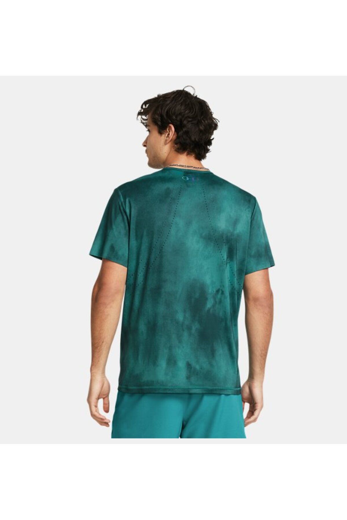 تی شرت ورزشی سبز مردانه آستین کوتاه و ناپدید شده می شود 449 Under Armour