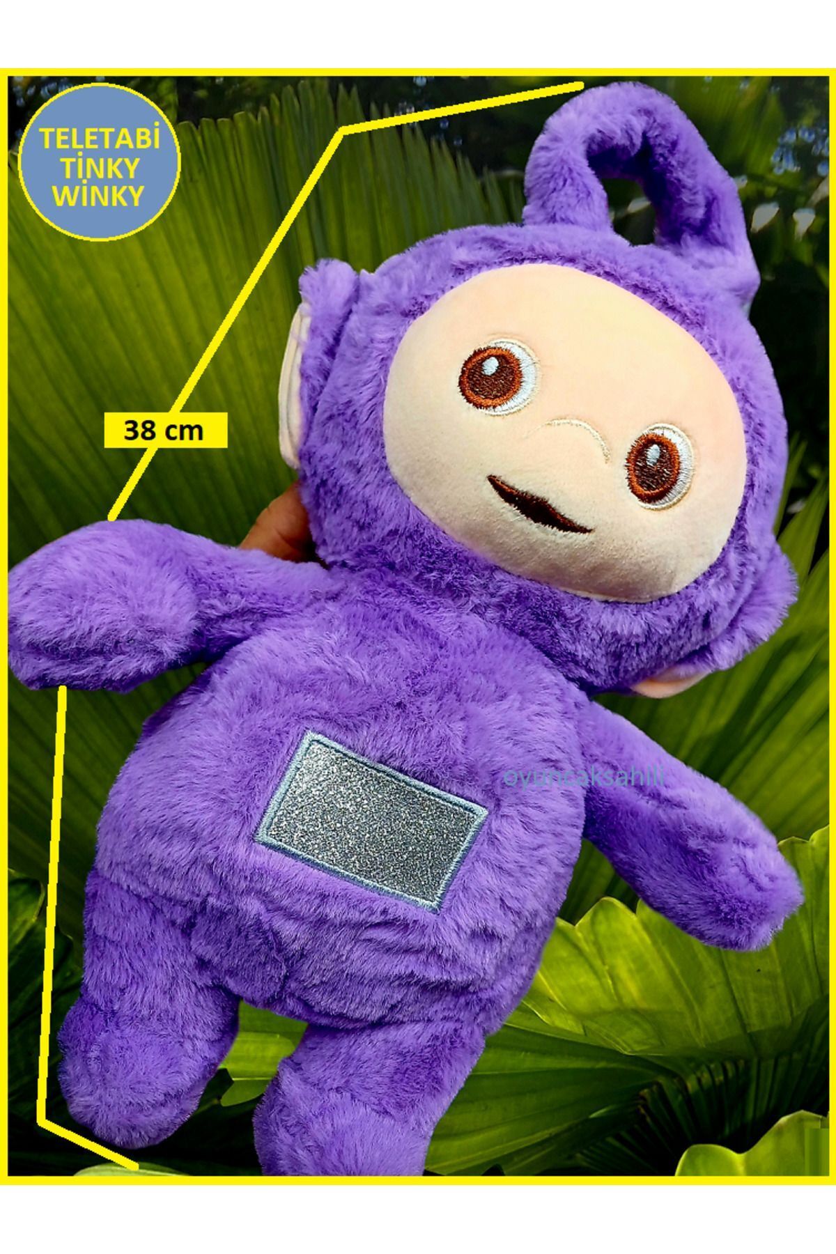 OYUNCAKSAH L Tinky Winky Teletabi Plush Toy Teletubbies Tinki Vinki Antenna Included 38cm Wire Antenna Trendyol
