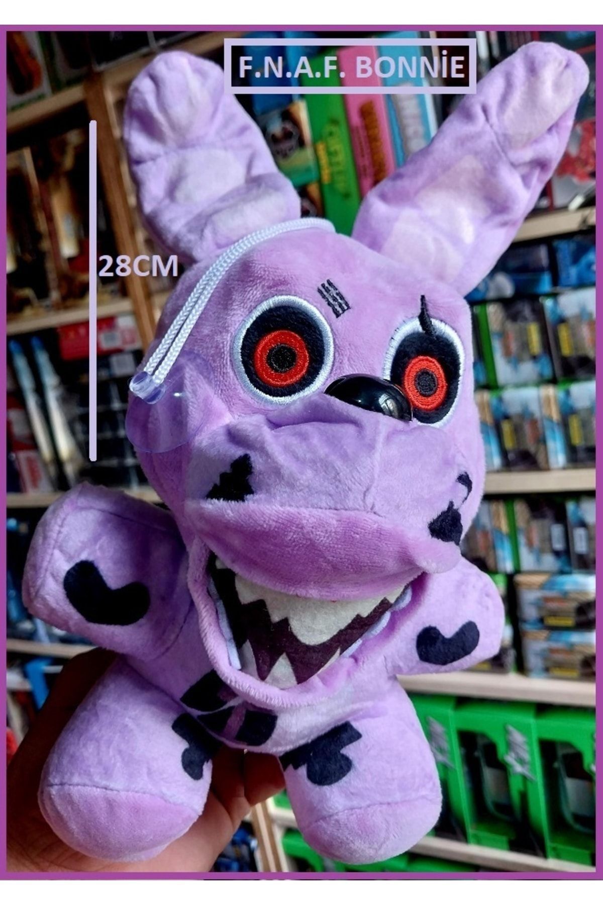 OYUNCAKSAH L Five Nights Bonnie Freddys Character Rabbit with Hat Horror Game Plush Toy Fnaf 28cm Trendyol