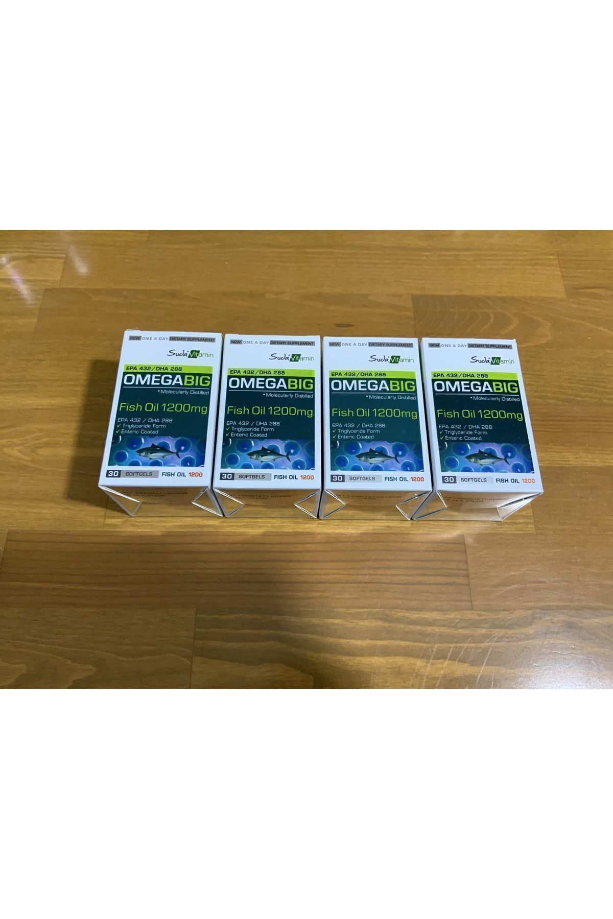 Suda Vitamin-Omegabig Fish Oil 1200 Mg 30 Capsules 4 Pcs 5