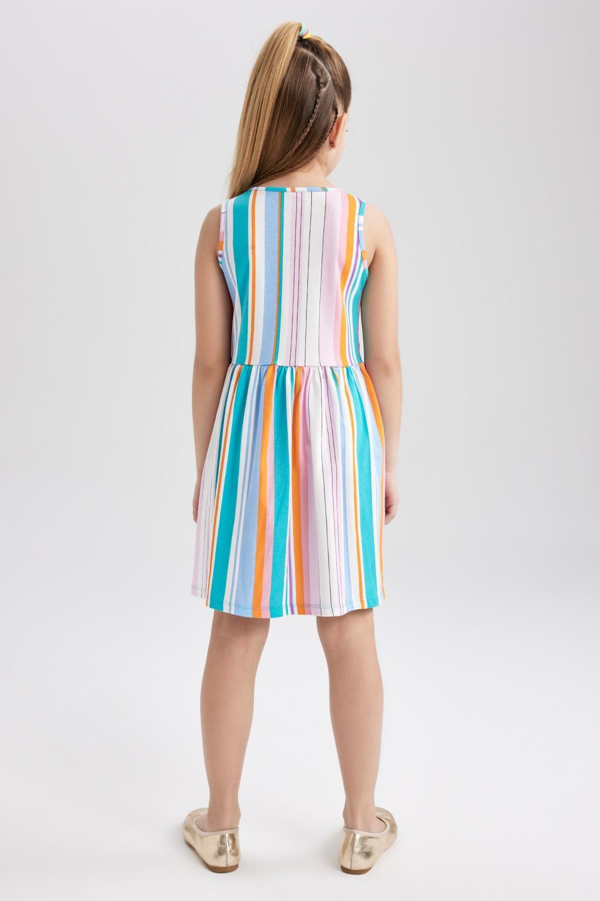 لباس مجلسی دخترانه سبز دفکتوDefacto | TYC00778073843 اورجینال - تصویر 7