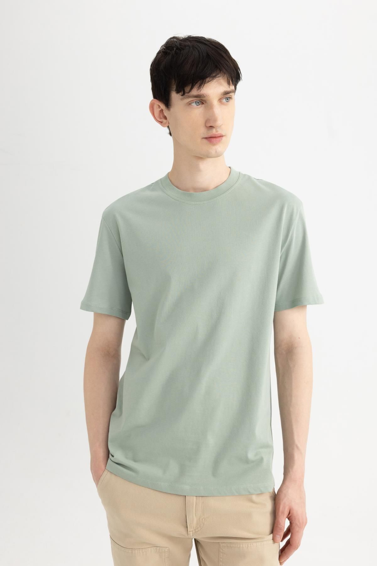 تی شرت مردانه دفاکتو | V7699AZ24SP Defacto - Image 3