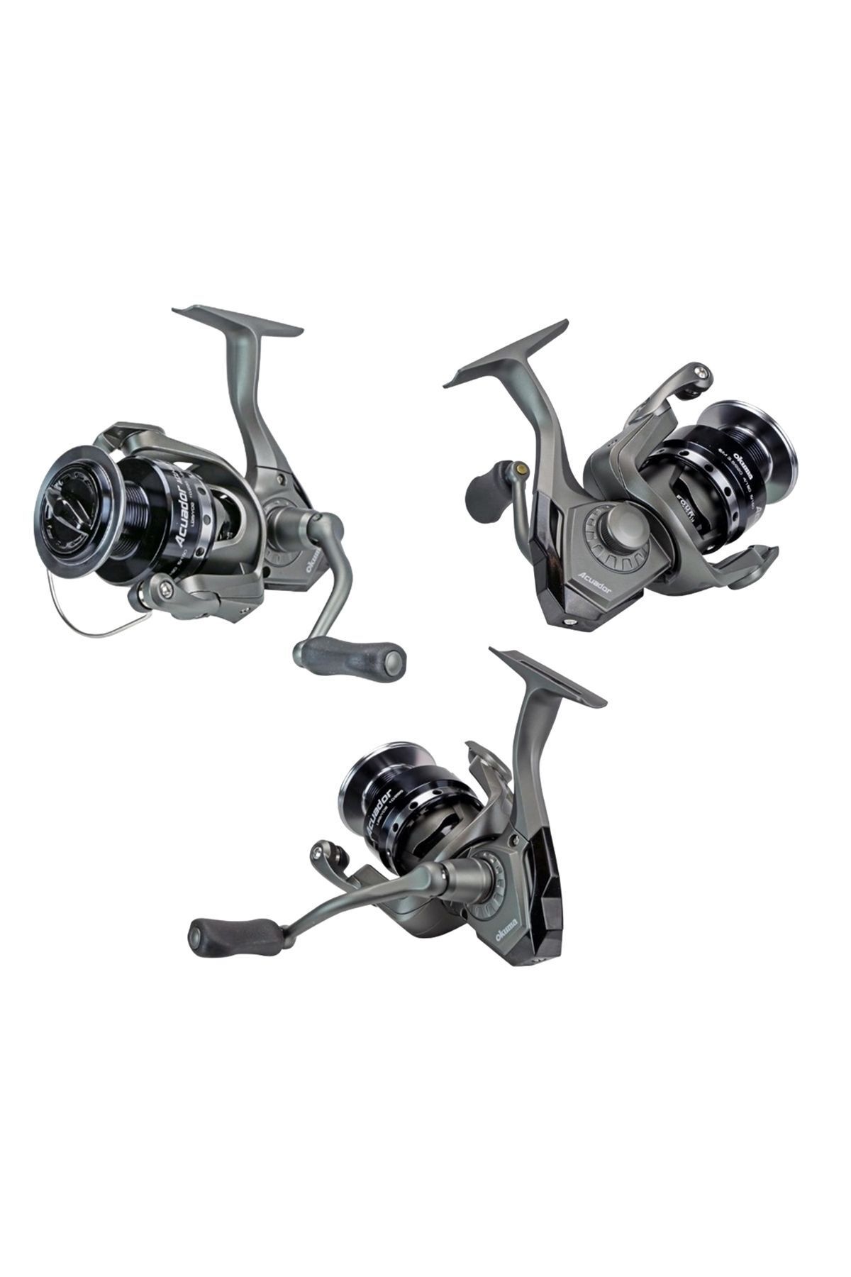 ست چوب ماهیگیری دستگاه ACU + سد قزل آلا AND 7'1 '' 2.14CM 2 12GR مجموعه LRF Okuma
