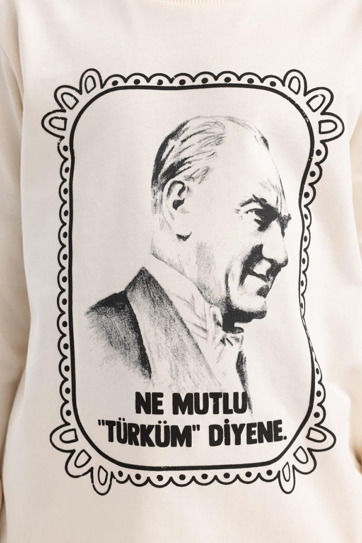 تیشرت دخترانه دفاکتو Defacto اورجینال دخترانه کد کالا B2427A823WN - تصویر 5