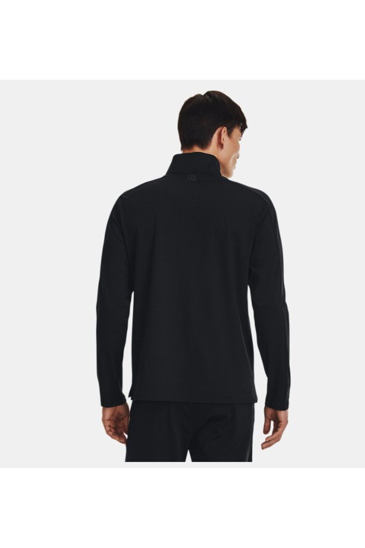 تی شرت ورزشی مشکی مردانه UA 1 4 زیپ 001 Under Armour