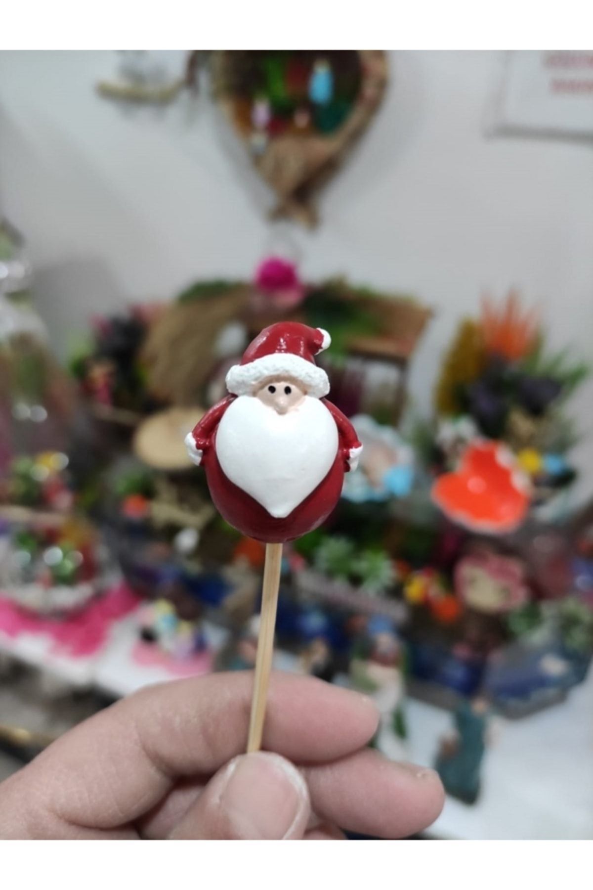 Kardan Adam Noel Yılbaşı Saksı Süsü Teraryum Obje Teraryum Diorama Malzemeleri