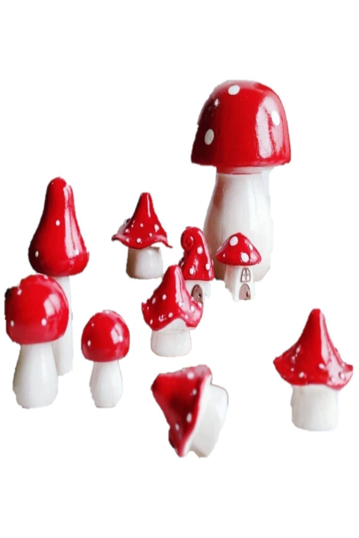 Mantarlar Özel Tasarım Set Teraryum Obje Minyatür Obje Teraryum Diorama Malzemeleri