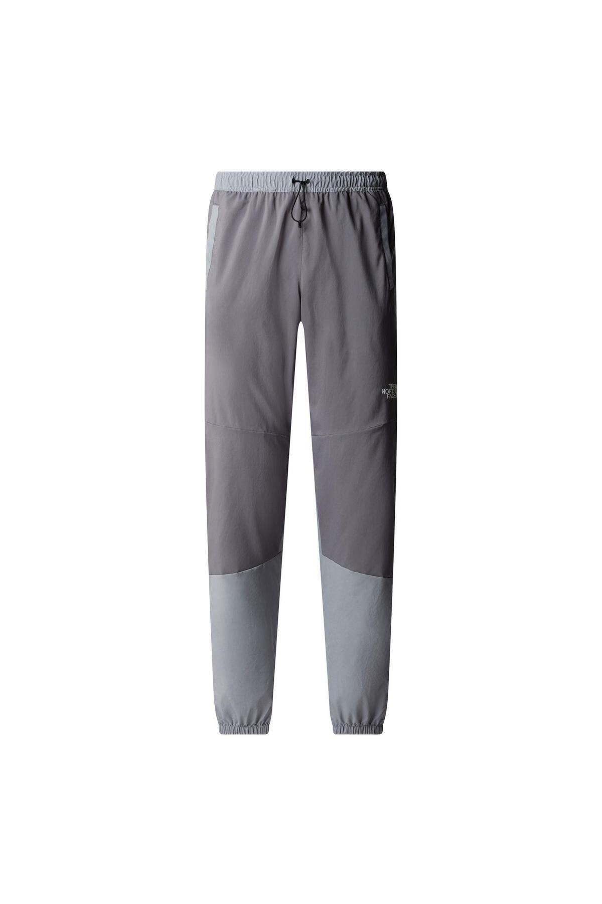 M MA WIND TRACK PANT شلوار مردانه NF0A87J6W2O1 قرمز-خاکستری-REGM The North Face