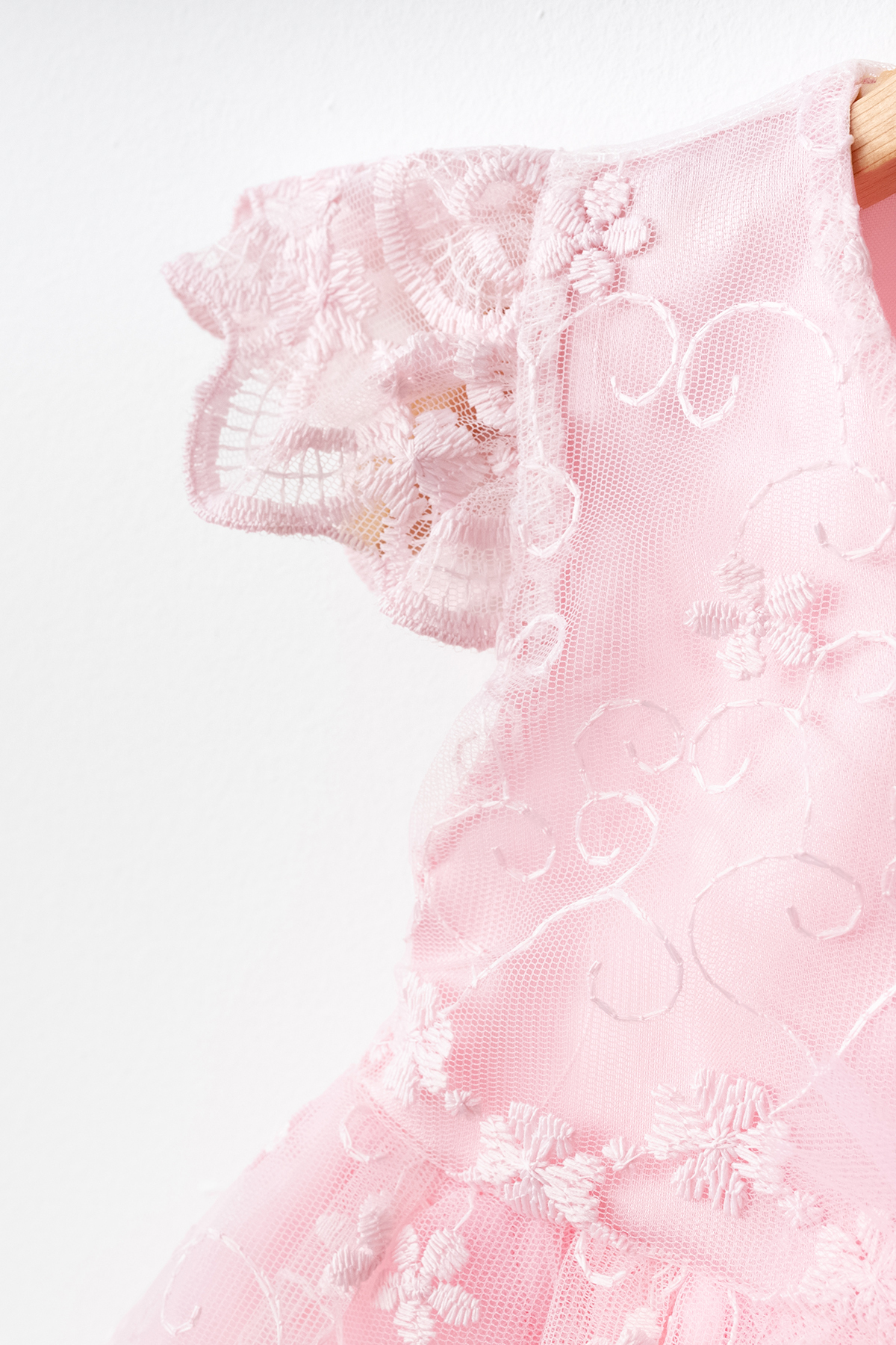 Harry&Millie Kız Bebek Yenidoğan Mevlüt Elbisesi Dantelli İncili fotoğrafı 2 (önizleme)