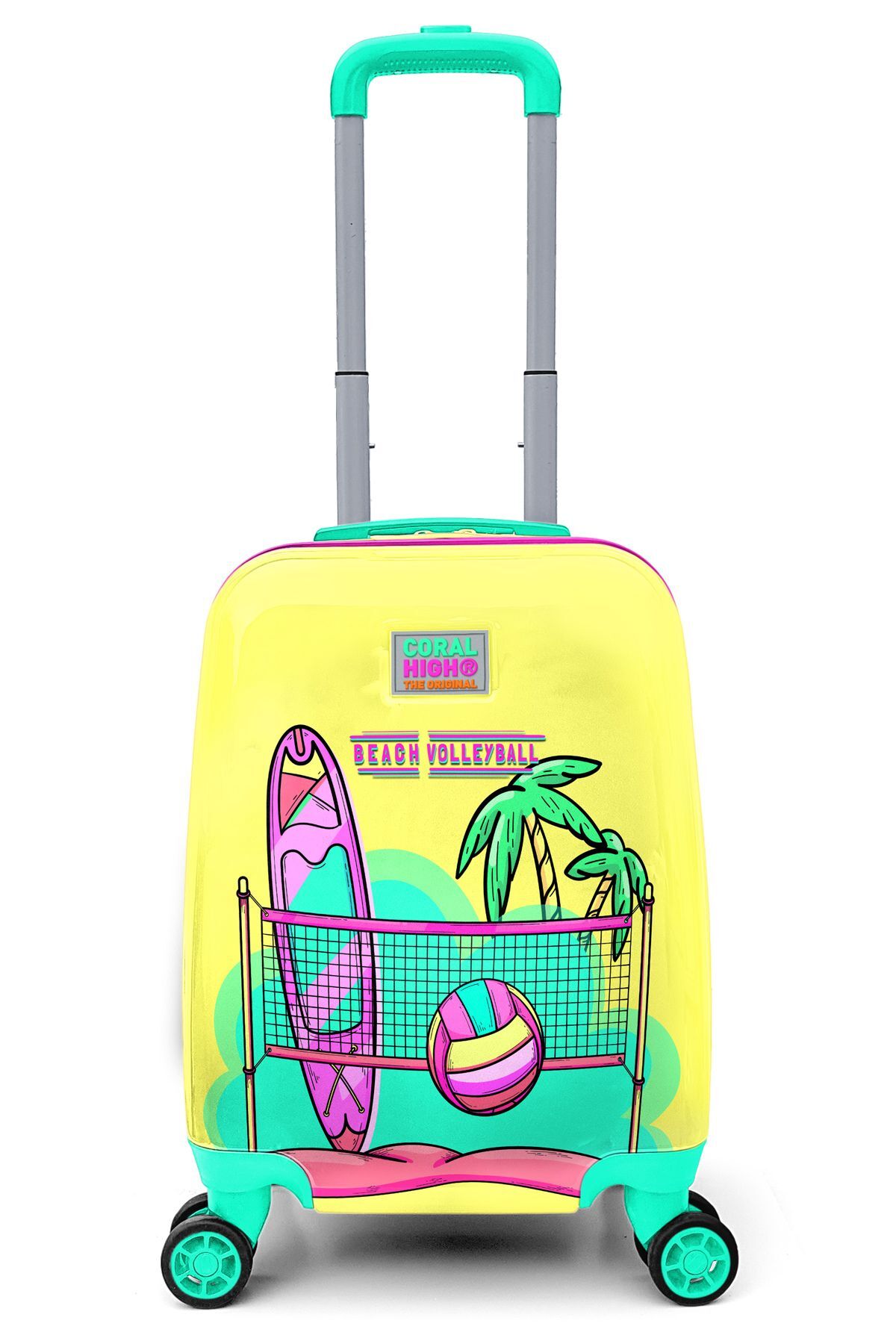 Kids Beach Volleyball Patterned Children's Suitcase 16781