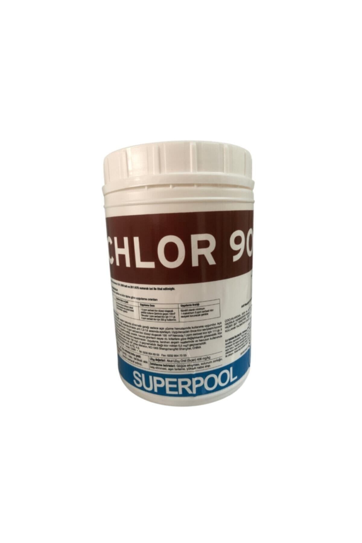 SPP Superchlor 90 Toz Klor 90 GR 1 KG Havuz Kimyasalı