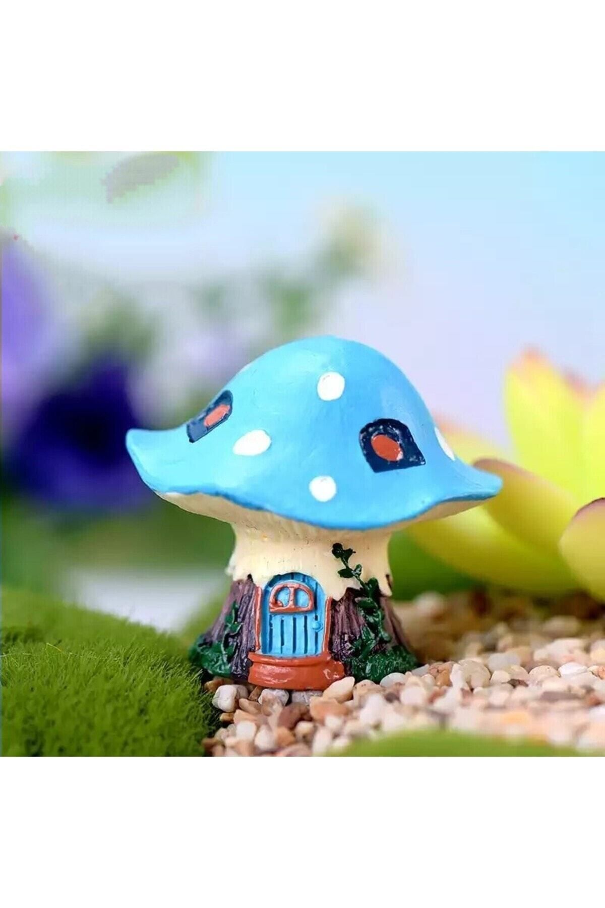 Mantar Ev Diorama Malzemeleri Minyatür Ev Eşyaları Minyatür Oyuncak Figür