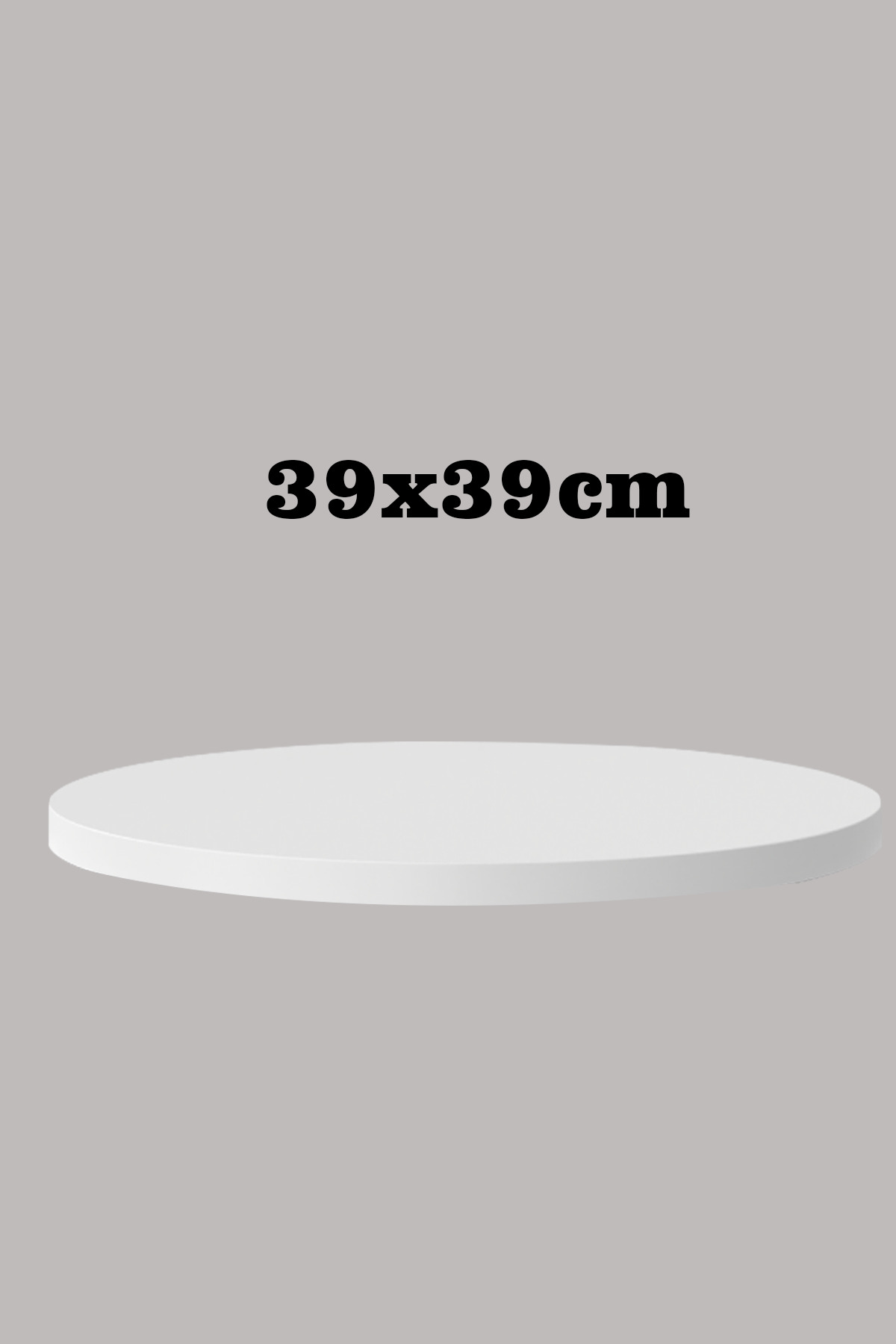 BEYAZ 39 X 39 CM 3'LÜ SUNTALAM SEHPA ÜST TABLASI DEKORASYON SUNUM TABAĞI