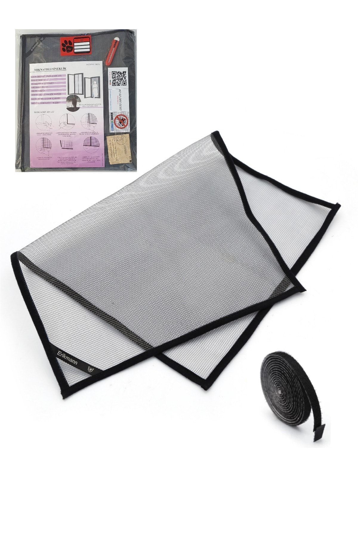 ERİKMANN-Cat Fly Screen Width 75 Cm X Length - 140 Cm Pet Safety Net 3