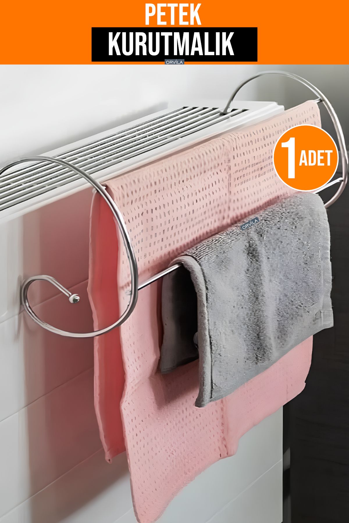 Orvila 2 Tier Honeycomb Dryer Clothes and Towel Shelf Combi Radiator Top Laundry Rack Trendyol
