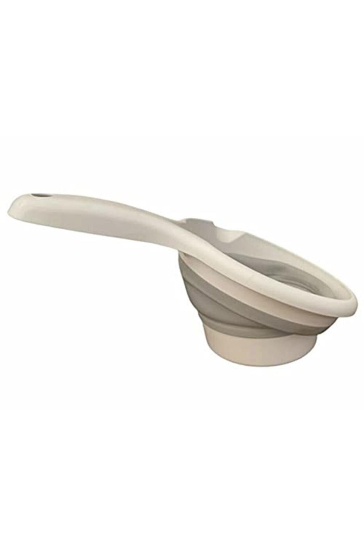 1.1 Lt Katlanabilir Bebek Yıkama Kovası Katlanır Maşrapa Koçero Gri 27x17x4 cm 3
