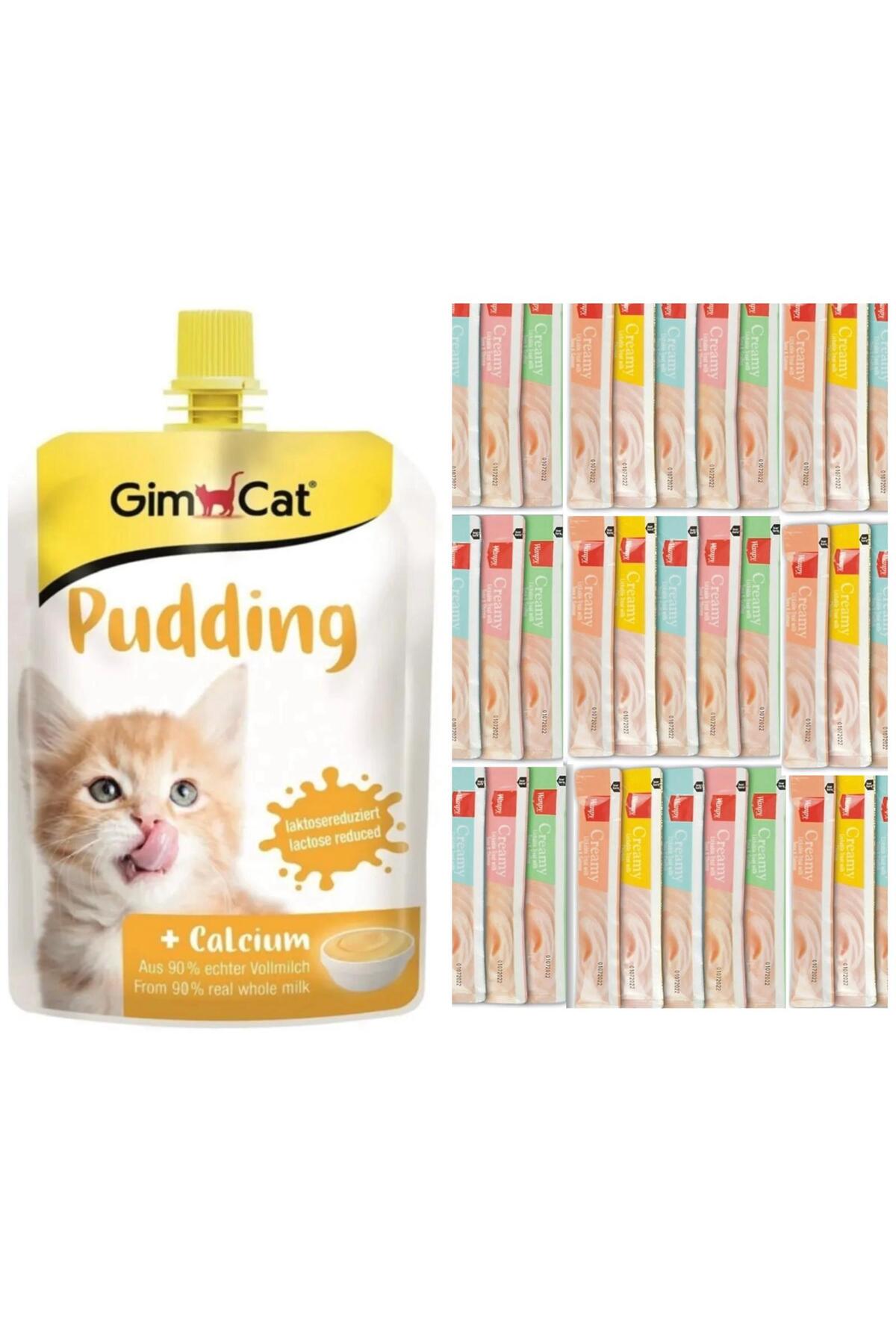 Gimcat Wanpy Creamy Cat Treat Karışık Krema Sıvı Kedi Ödül Maması