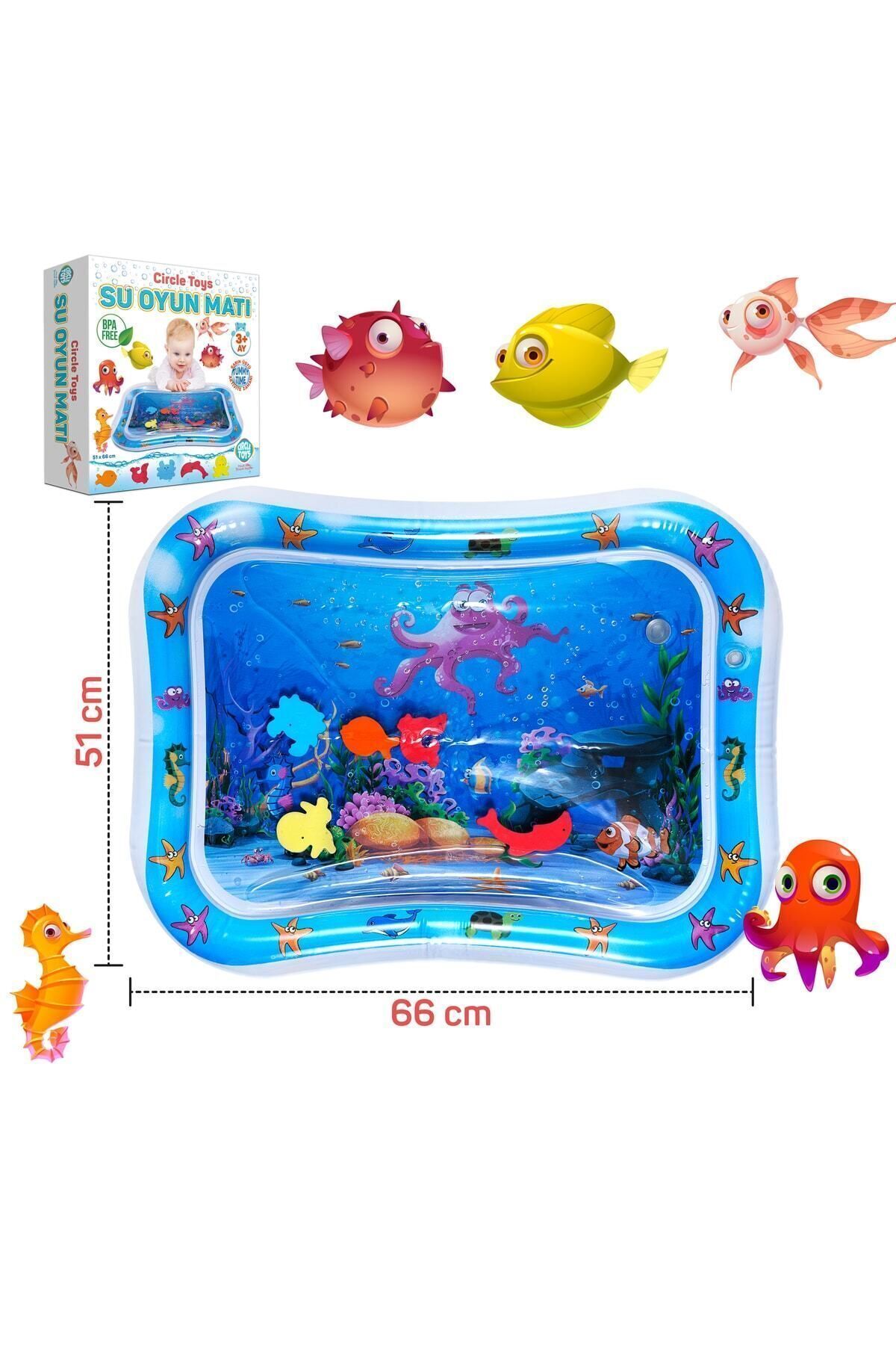 Circle Toys Bebek Su Matı  Aktivite Oyuncağı Su Havuzu fotoğrafı 6 (önizleme)