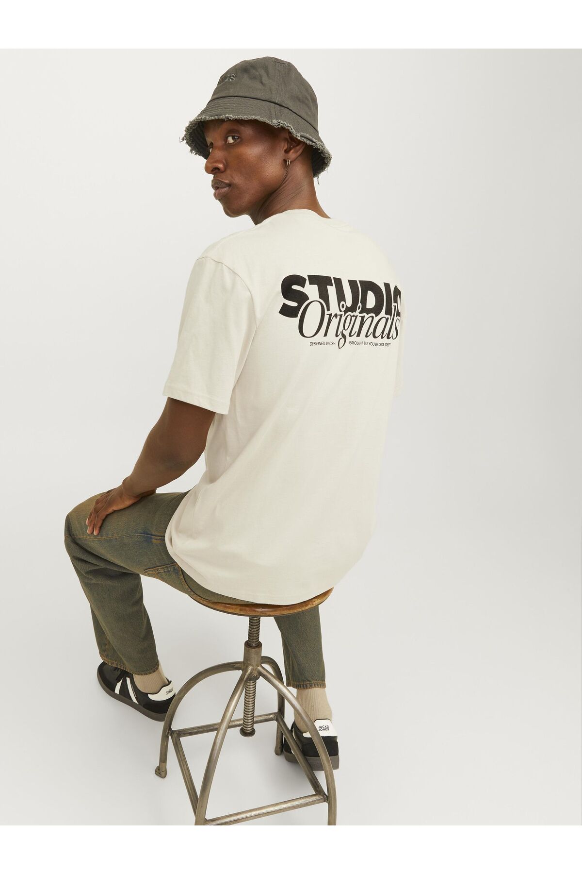 تیشرت مردانه بژ جک اند جونز | TYCA01EB0D170572458247826 اورجینال - تصویر 8