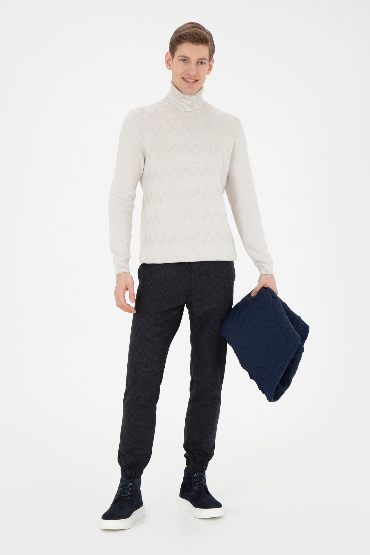 بافت مردانه یو اس پولو | 963004 U.S. Polo Assn. - Image 4