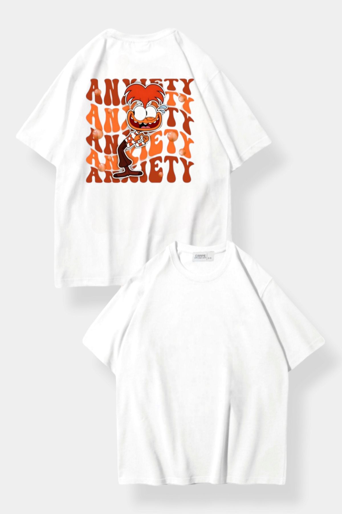 Carpe-Ankıety Oversize T-shirt - Comfortable Cut 2