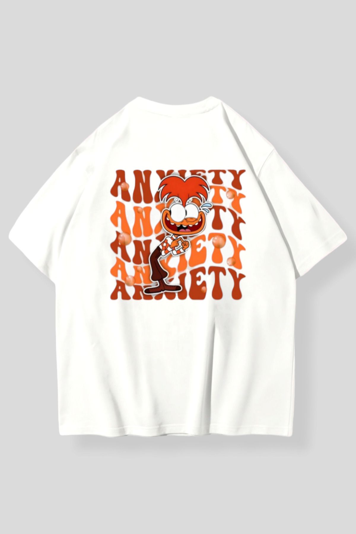 Carpe-Ankıety Oversize T-shirt - Comfortable Cut 1