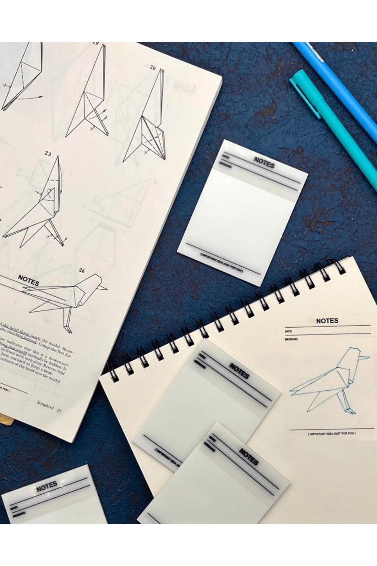 Kağıt Gemi Dükkan-Soft Notes Transparent Post-it / Transparent Sticky Note / Sticky Note / Bullet Journal 7