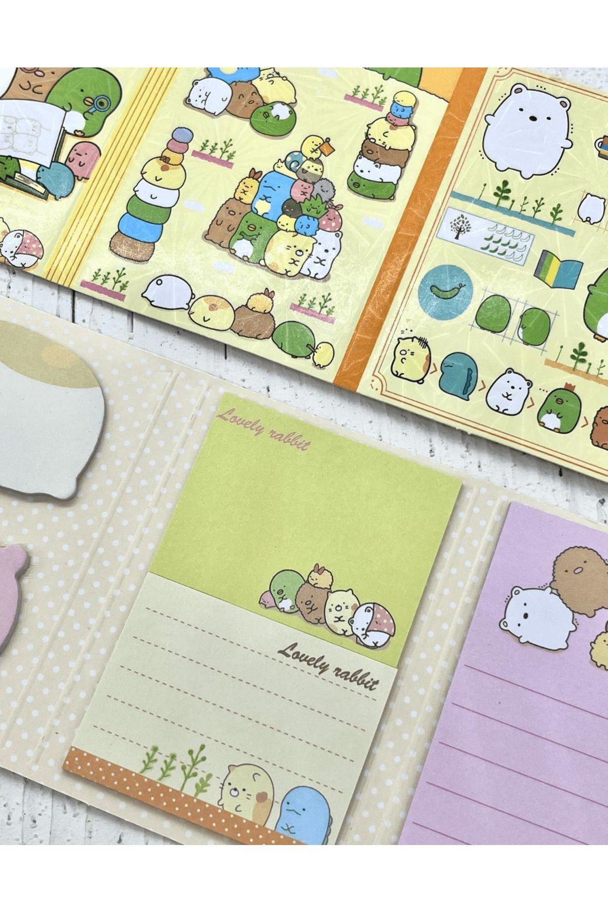 Kağıt Gemi Dükkan-Cute Sumikko Drawing Themed Post-it / Sticky Note / Index 4