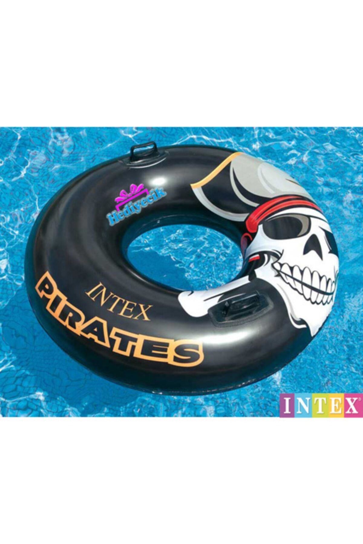 hediyecik-Intex Pirate Patterned Pool and Sea Ring with Handle 107 Cm 4