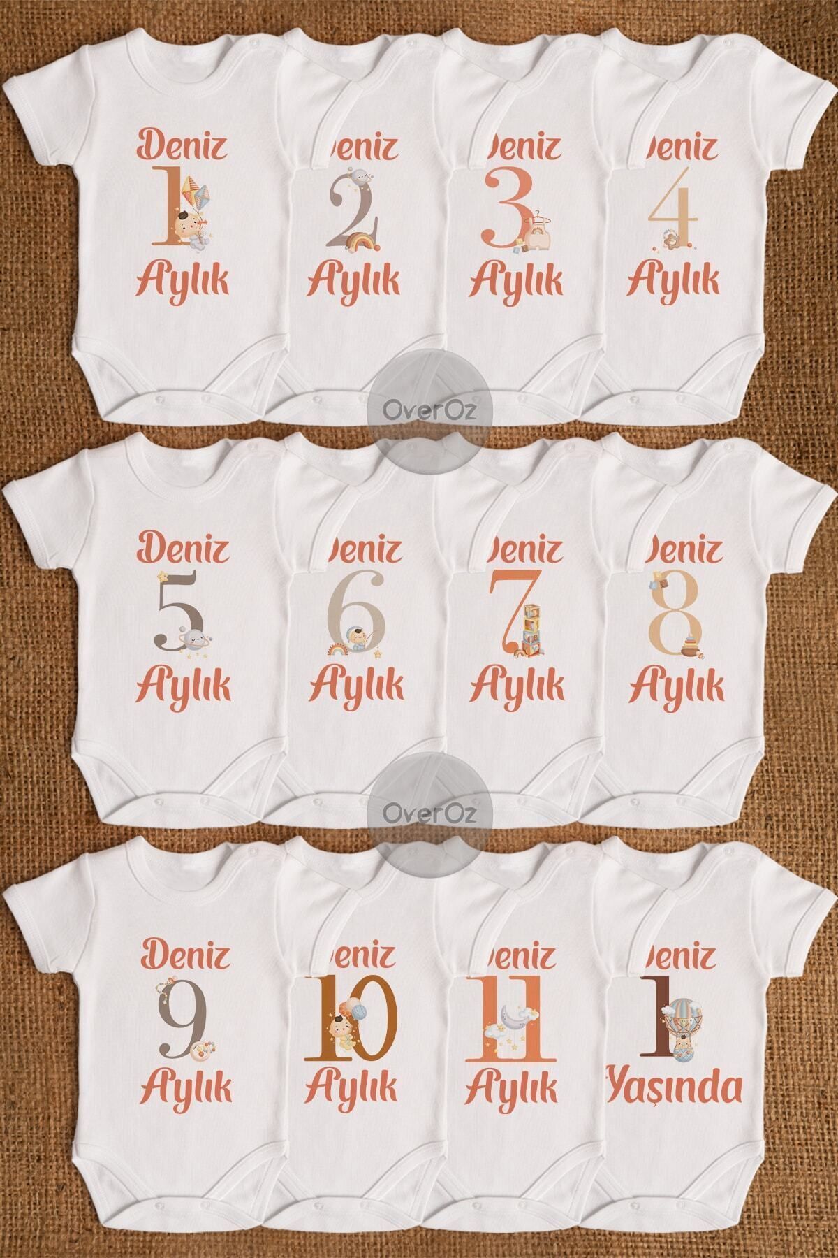  ست بادی کودک ۱۲ ماهه شخصی سازی شده، بادی کودک تازه متولد شده Ay006tr