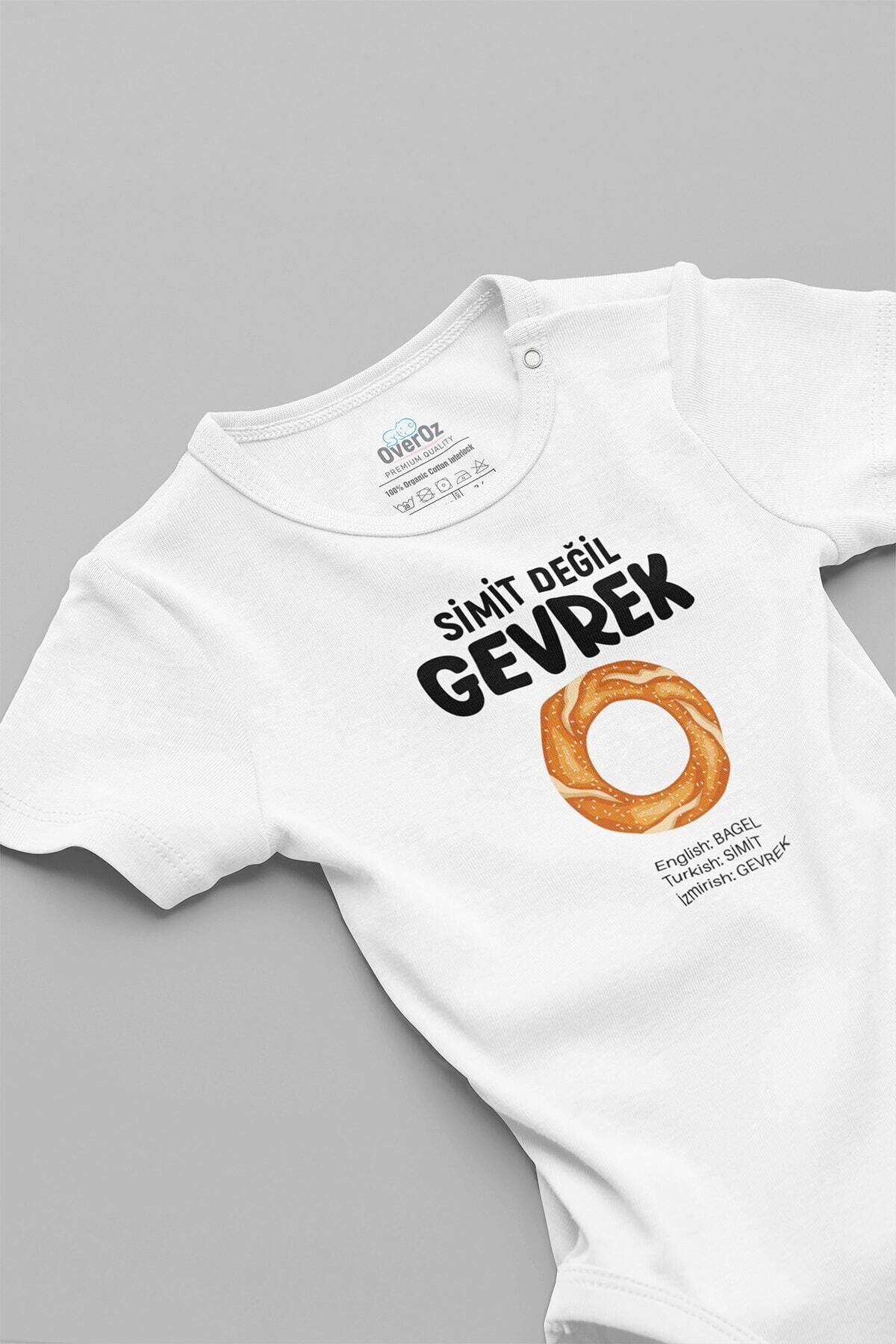 Organic 100% Cotton Izmir Not Bagel Brittle Printed Snap Fastener Baby Bodysuit Bodysuit Bodysuit Jumpsuit 5628