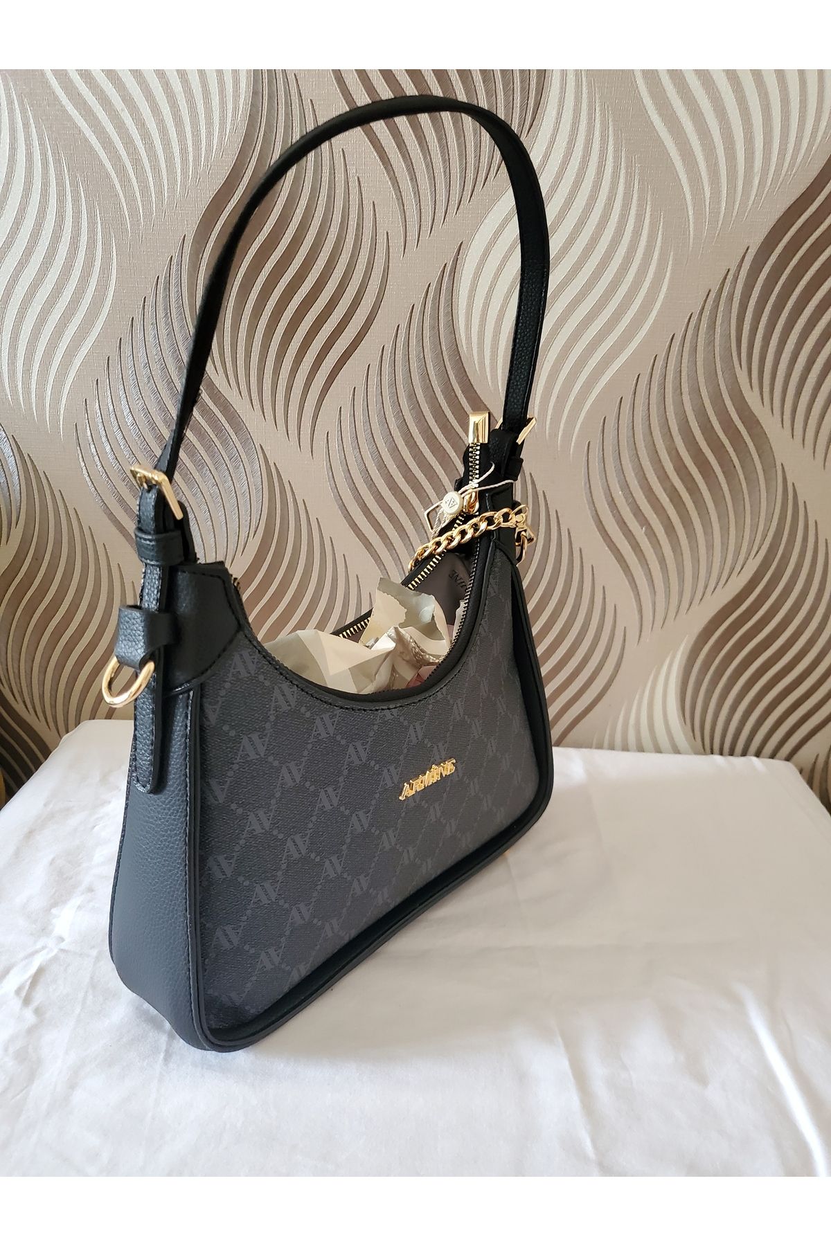 Armine-ARMINE 386 Black Dotted Model 5
