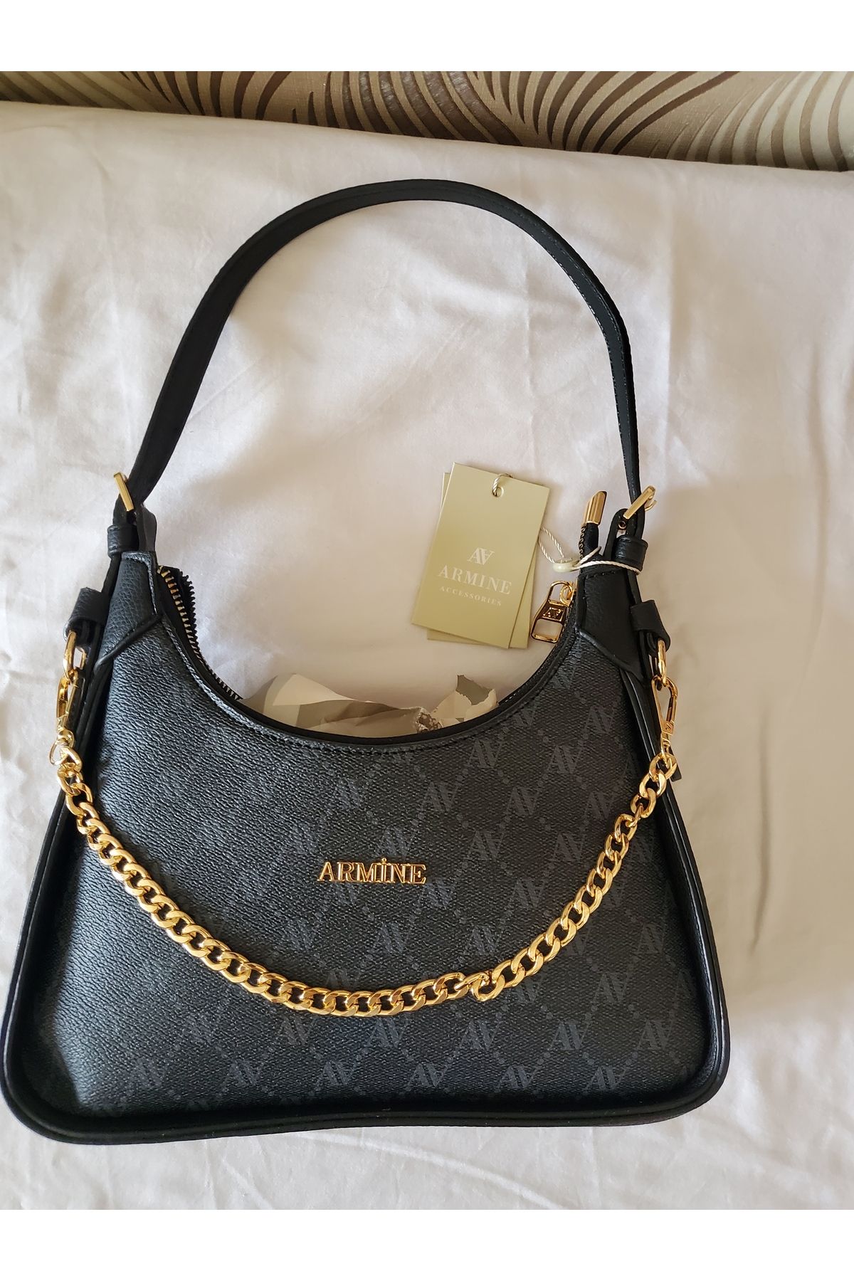 Armine-ARMINE 386 Black Dotted Model 3
