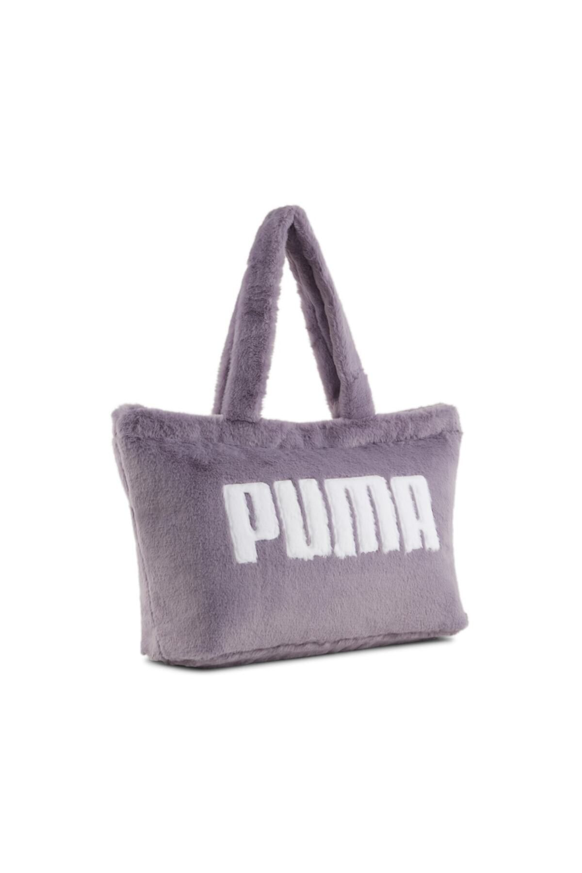 کیف شانه بنفش زنانه Core Fur Shopper Puma